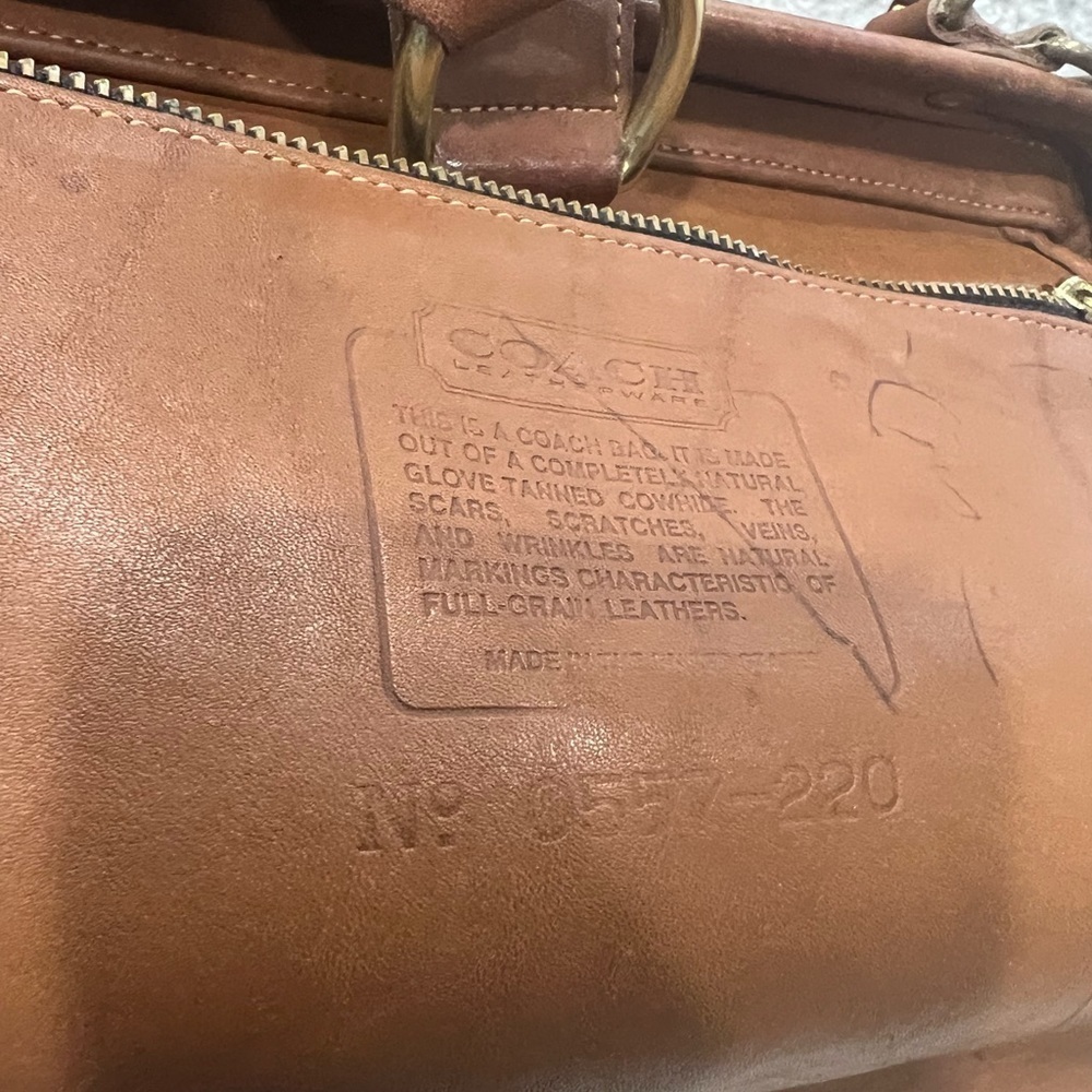 Vintage Coach Hudson Bag Doctors Satchel 4113 - Picture 13 of 15